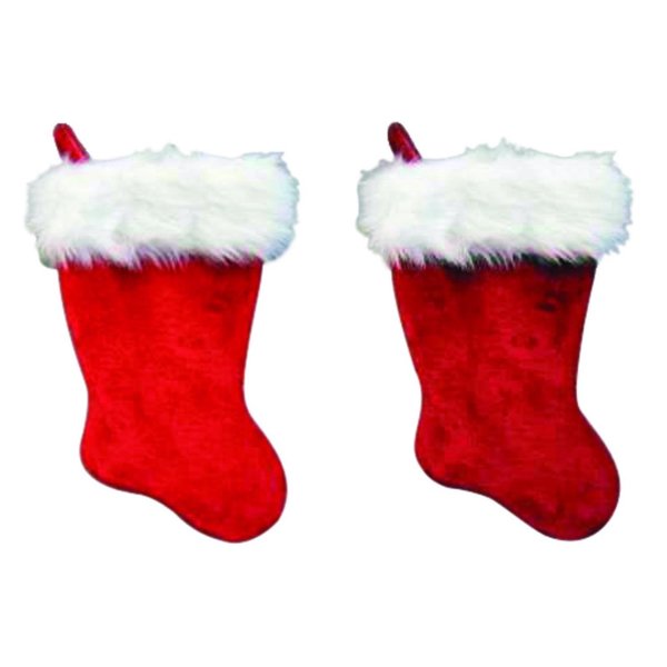 Santas Best Dyno Red/White Plush Indoor Christmas Decor 0102016ZSA